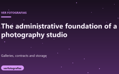 The Administrative Foundation of a Modern Photography Studio